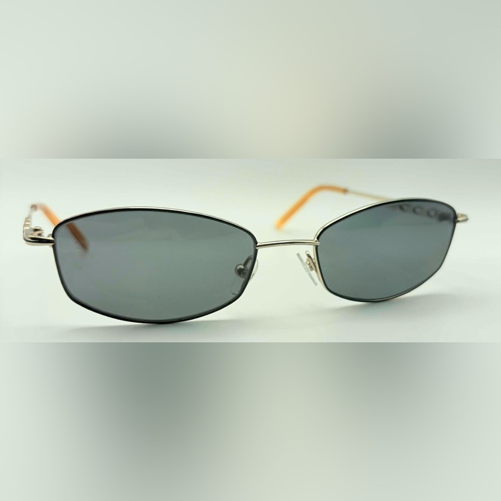 South Hampton SH702 Black Gold Oval Sunglasses Frames Only